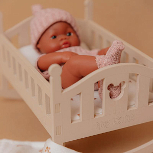 Кукла с кроваткой Mrs. Ertha "Josie Flower Buds", мириада цветов, 20 см